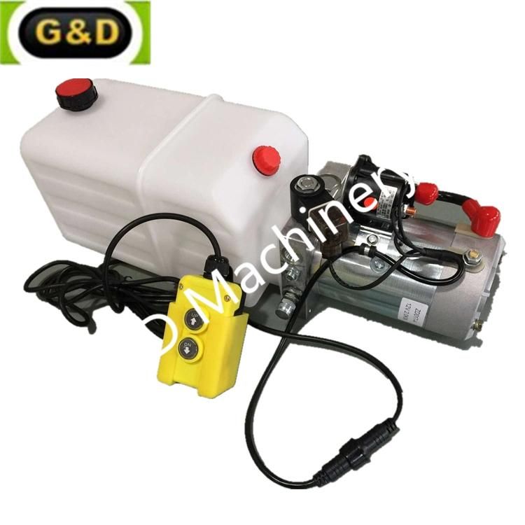 Hydraulic Power Pack Plastic Tank with Cable Control Switch OEM Hydraulic Power Unit