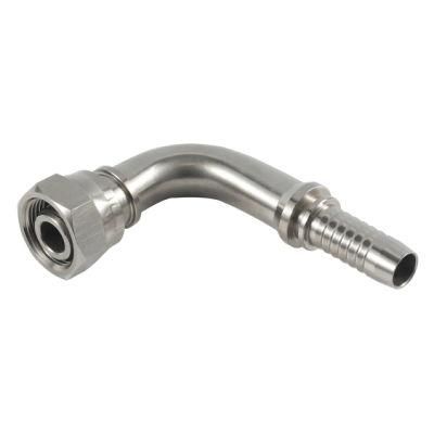 90 Degree Metric Female 60 Degree Cone Hose Fitting