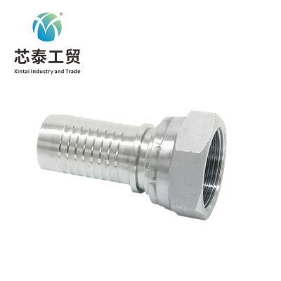 OEM China Price Factory Ningbo Hydraulic System Hose Fittings and Couplings Adapters Carbon Steel Hydraulic Two-Piece Fittings