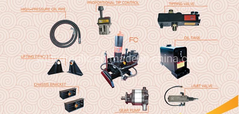 Hydraulic Cylinder Equipment and System for Dump Truck