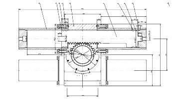 Kitagawa Swing Hydraulic Rotary Cylinder of Vertical Injection Ma