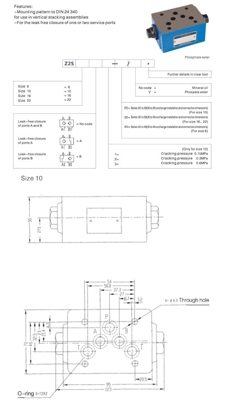 Z2S10 Good price sun Hydraulic Rexroth check valve