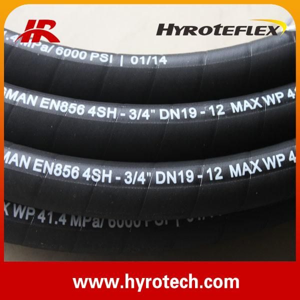 Hydraulic Hose DIN En 856 4sh/Rubber Oil Hose 4sh