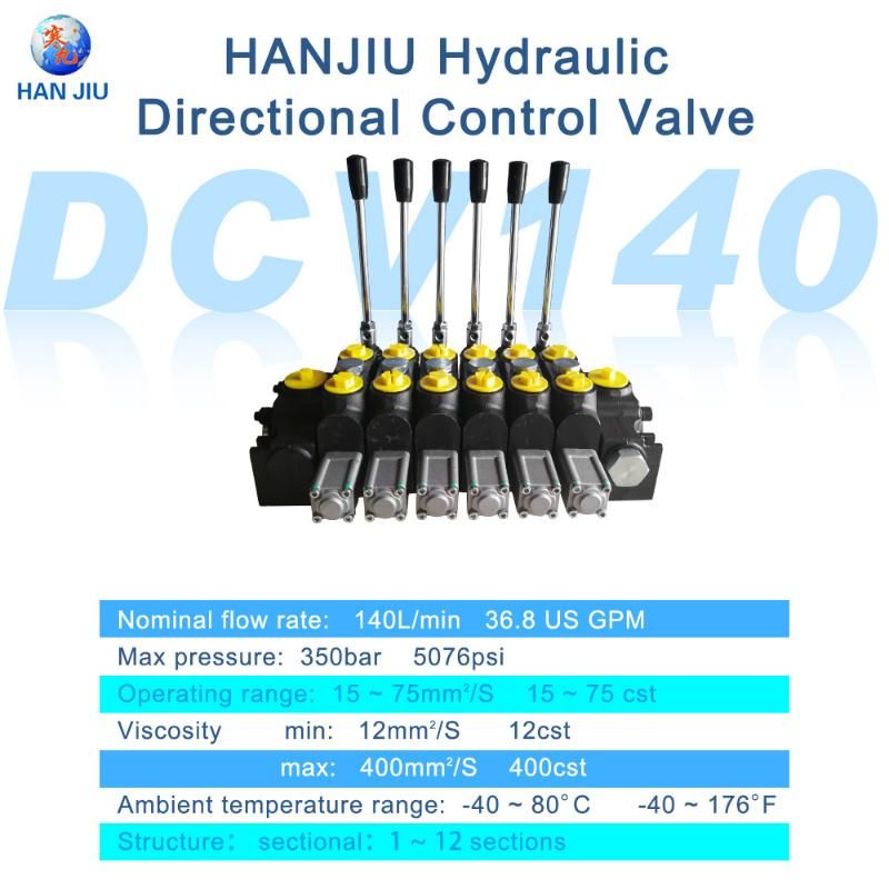 Backhoe Hydraulic Section Valve