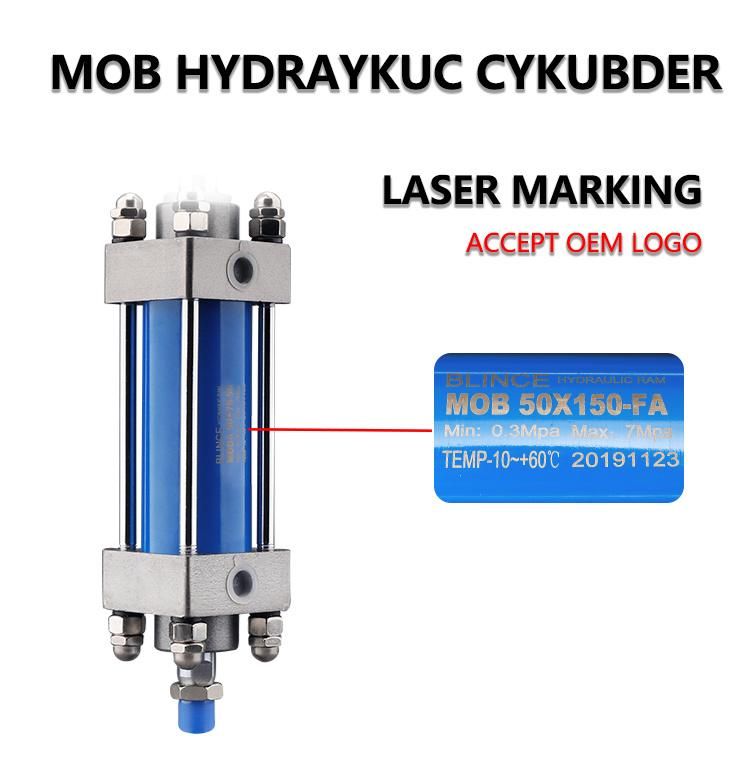 Mob30 Mob32 Mob40 Mob50 Mob63 Mob80 Mob100 Mob125 Light Small Hydraulic Cylinder