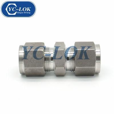 SS316 Metric Cutting Ferrule Thread Bite Type Hydraulic Tube Fittings