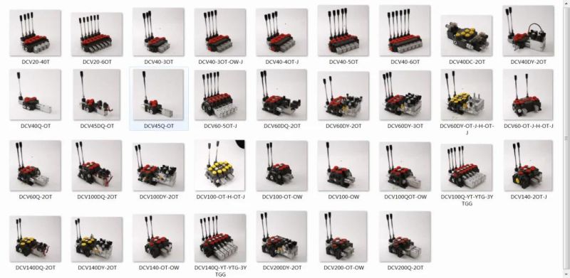 Electro-Hydraulic Control Dcv40dy-2 40lpm with 2spool Directional Control Valve