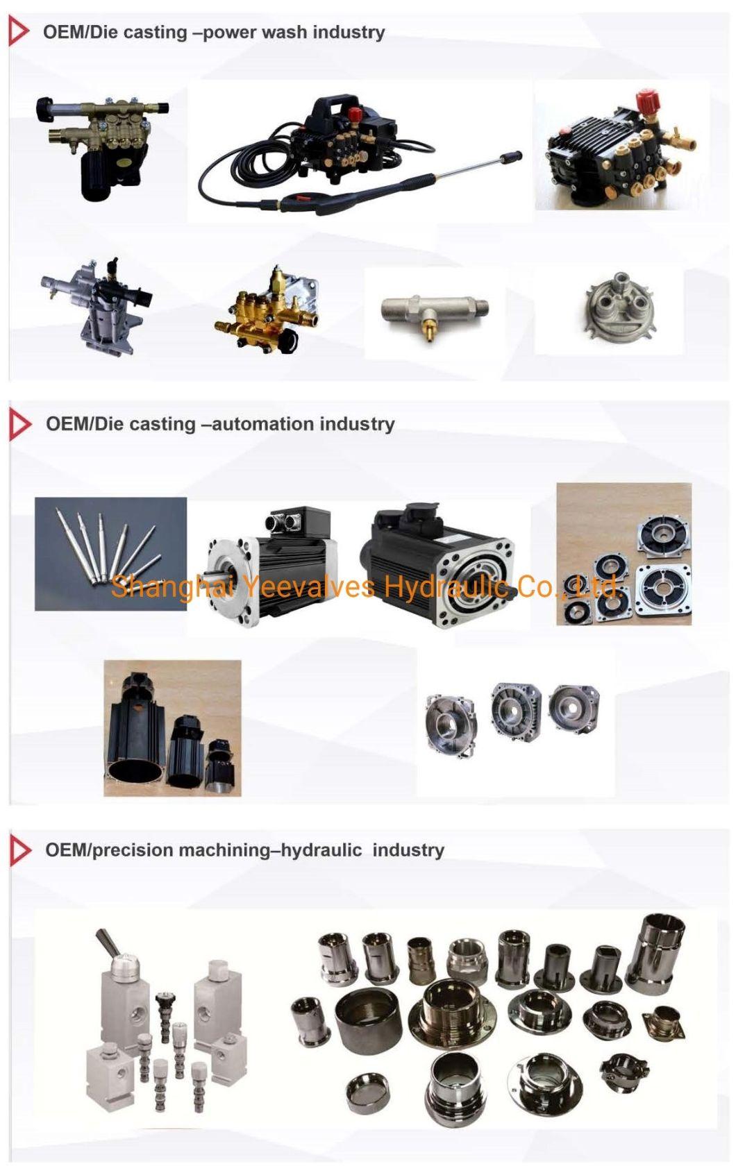 Sun Rexroth Hawe Cartridge Valve Hydraulic Valves Precision Machining Turning Drilling Steel Aluminum Zinc