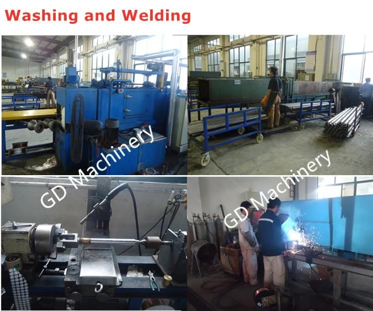 Nitriding Piston Rod Asae Welded Clevis Hydraulic Cylinder