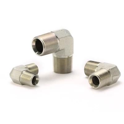 Elbow Male NPT Hydraulic Hose Adapter