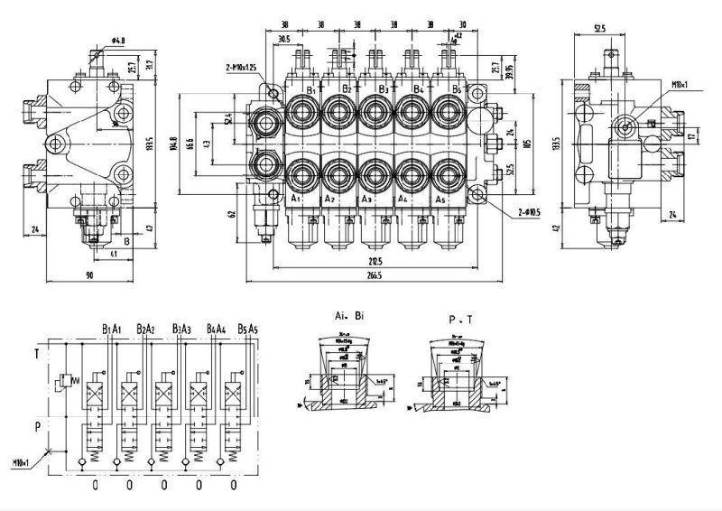 High Quality Hydraulic Flow Directional Control Valve Dl116-E15L