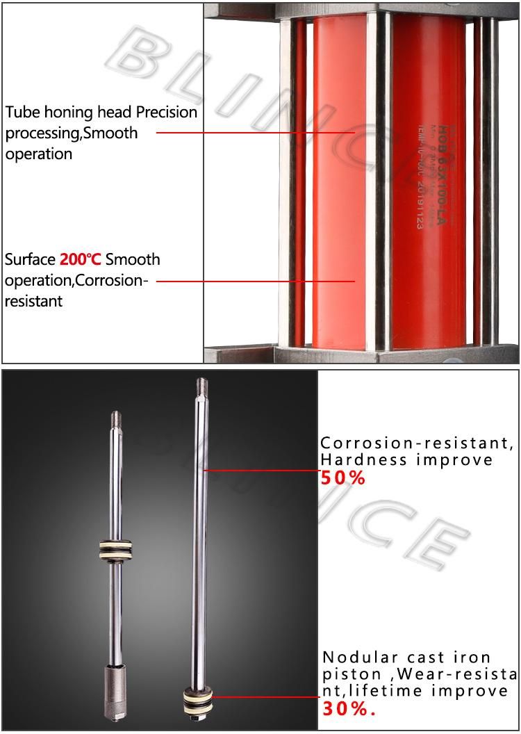 Hob Stroke Single Acting Hydraulic Cylinder, Heavy Oil Hydraulic Cylinder