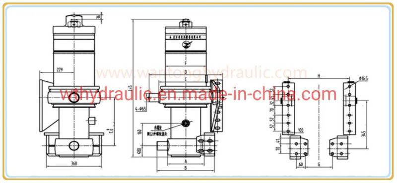 Telescopic Cylinder for Dumping Trucks with Different Size