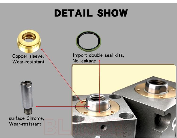 20mm 25mm 32mm 40mm 50mm 63mm 80mm 100mm 125mm Strock Cross Hydraulic Cylinder