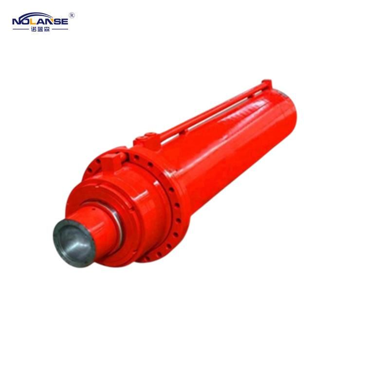 Power Hydrolic Cylinder Parts Chromed Welded Engineering Machines Single Stage Long Stroke Hydraulic Press Cylinder Factory Price