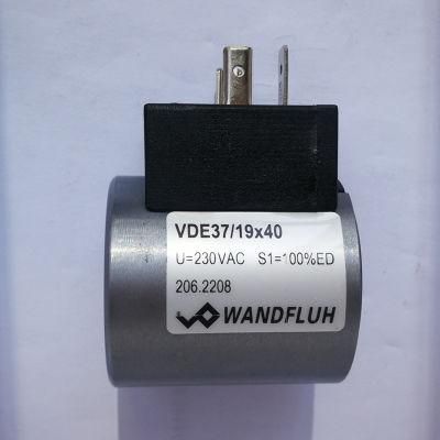 Coil VDE37 19*50 Wds45 Wandfluh S1 Wgs45 24VDC 40