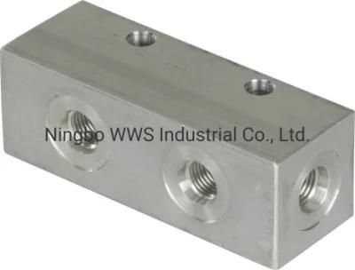 CNC Machined Milled Aluminum Hydraulic Manifold