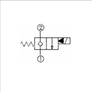 Solenoid on/off Valves Poppet Solenoid Operated Normally Closed (High Flow No Reverse Flow Energized)