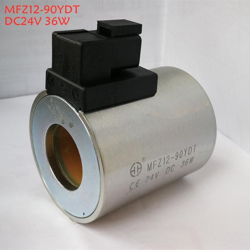 2-Hole Waterproof Coil Mfz12-90ydt DC24V 36W Yuci Solenoid Valve 37 30W Qtsy96