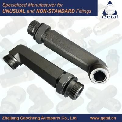 Yuhuan Manufacturer Hydraulic Fittings 90&Deg Elbow Tube Fittings