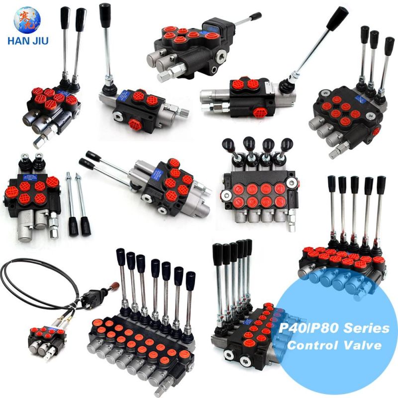 Hydraulic Valve 2 Spool Hydraulic Joystick Control Valve