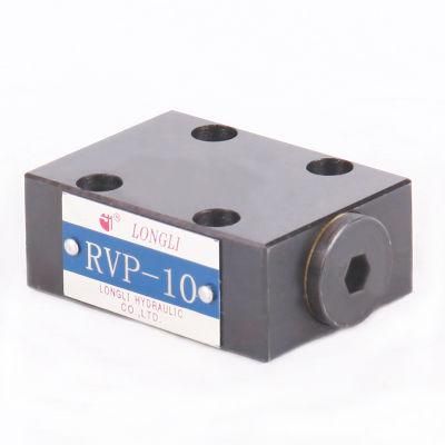 Rexroth RV RVP Hydraulic Sandwich Check Valve Types