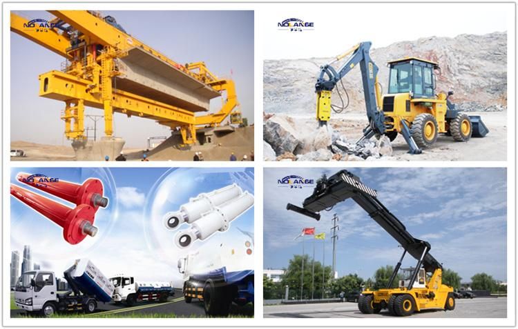 Multistage Horizontal Pushing Telescopic Hydraulic Cylinder for Dump Truck