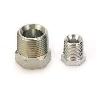 Male NPT Hexagon Plug Hydraulic Adapter