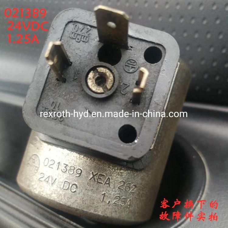 Rexroth Coil Solenoid Valve Coil Hydraulic Valve Coil 021389 24VDC 1.25A 12 2.5A 021388 Gz45-4-a 221884