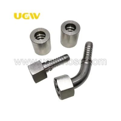 High Quality Galvanized Steel Hydraulic Swivel 1sn Hose Fitting Connector