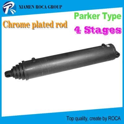 Parker Type 3 Stages S53DC-15-99 Replacement Truck Dump Telescopic Hoist Hydraulic Cylinder