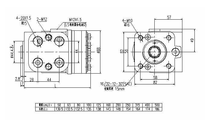 Professional 060 Built-in Block Steering Low Speed High Torque Hydraulic Motors