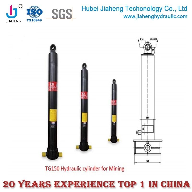 Custom Jiaheng brand 4 stage cylinders  front end dump truck hydraulic cylinder for mining Machinery  RC truck building material made in China valve