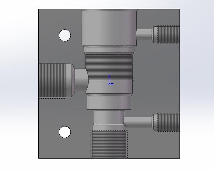 Customized HFD-01 Hydraulic Manifold Blocks with Cartridge Valve