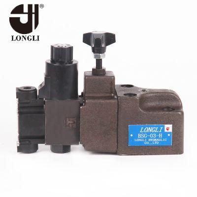 BSG-03H Hydraulic Yuken adjustable back low pressure relief valve