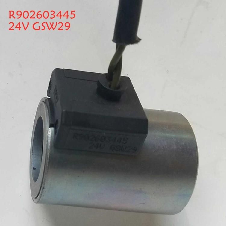 Digging Machine Oil Pump Coil R902603445 24V Gsw29 Electromagnet Gp37-SD R22 In0.6A