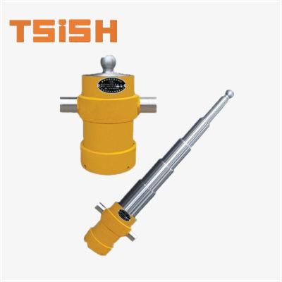 Single Action Telescopic 5 Stage Hydraulic Cylinder for Tipper Truck