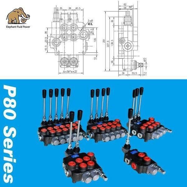 Galtech Q75 2 Banks Hydraulic Monoblock Valve