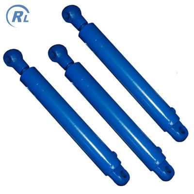 Qingdao Ruilan Customizeddump Truck 20 50 100 Ton Press Piston Cheap Single Double Acting Small Mini Lift Hydraulic Cylinder