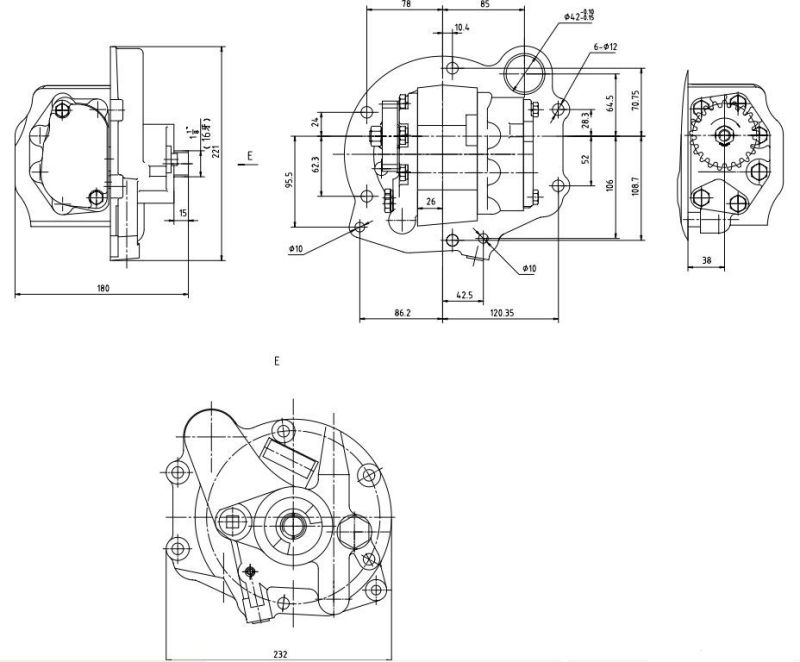 High Pressure Hydraulic Power Unit Hydraulic Gear Pump CB-AC