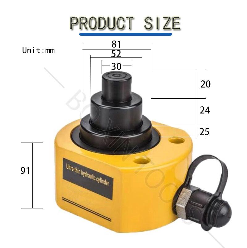 100 Ton Manufactor Multi Steps Mini Hydraulic Cylinder Jack