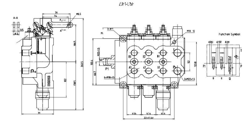 High Quality Hydraulic Directional Flow Control Valve Zdf1-L15f