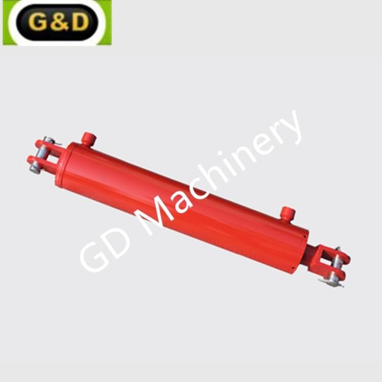 Double Action Heavy Duty 3" Bore X 24" Stroke X 1" Rod Diameter 3000psi Adjustable Clevis Welded Hydraulic Cylinder