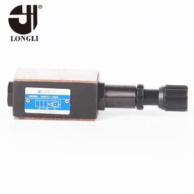 MSCV02A-001 Yuken type hydraulic pressure modular block relief valve