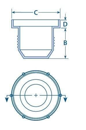 Mocap Screw Fittings Cover Threaded Plastic Plugs for Flared Jic Fittings (FJP)