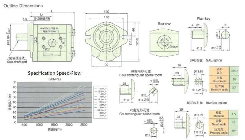 Agricultural Pump Hydraulic Tractor Pump Cbt-F4