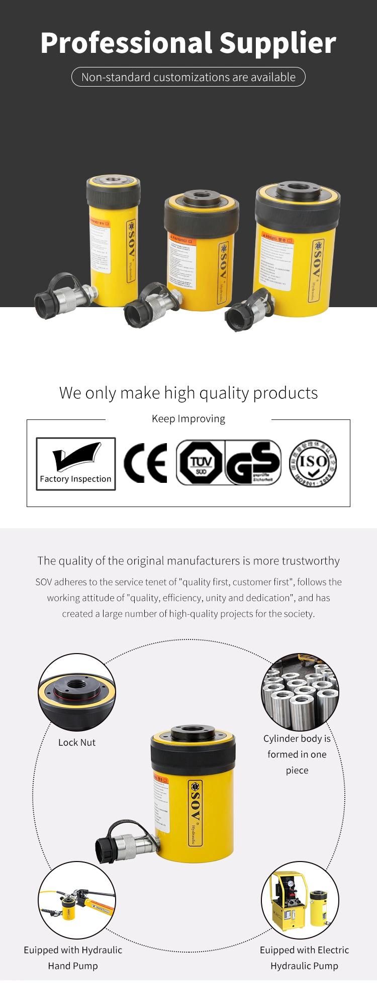 Single Acting Hollow Plunger Hydraulic Cylinders