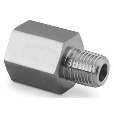 Stainless Steel Pipe Fitting Reducing Adapter 14 in Female NPT X 18 in Male NPT