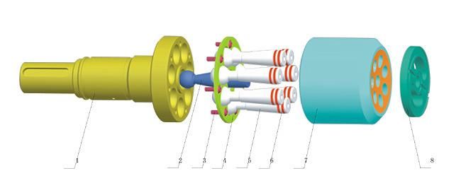 Replacement Parts for Rexroth Piston Pump A2f