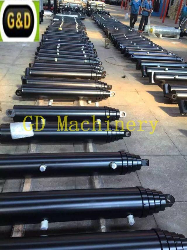 Multistage Hydraulic Cylinder Welded Hydraulic Cylinder for Dump Truck and Trailer